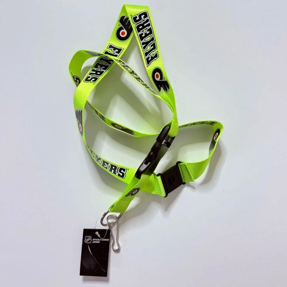Philadelphia Flyers Neon Lime Lanyard